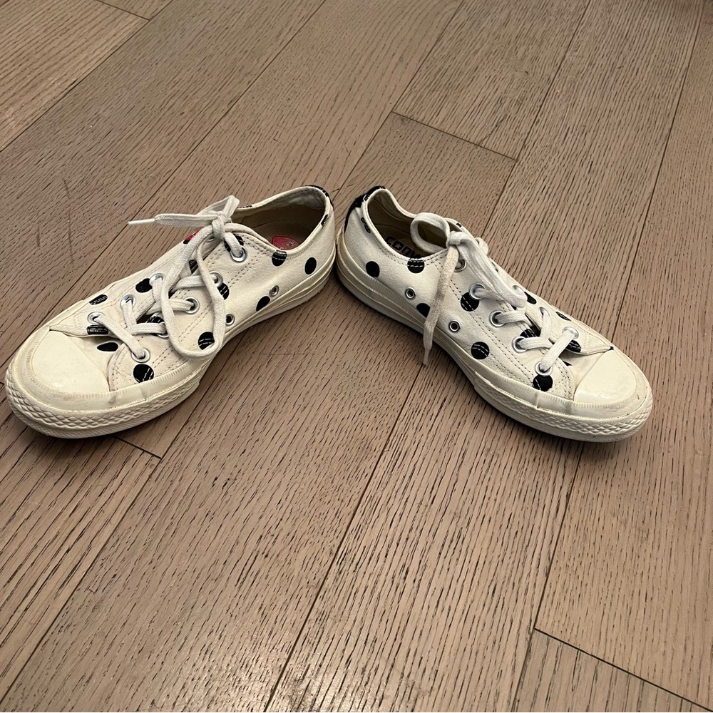 COMME DES GARCONS PLAY X CONVERSE CTAS '70 Low Polka Dot - Picture 7 of 11